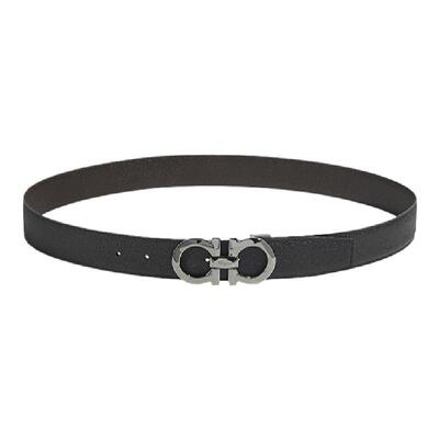 菲拉格慕双面可调式gancini皮带