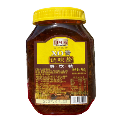 国味威XO酱调味酱500g/瓶