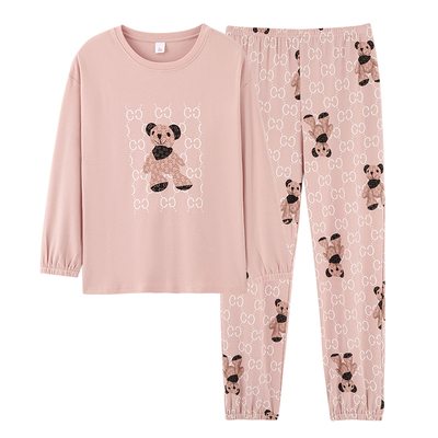 香港康谊纯棉长袖长裤家居服