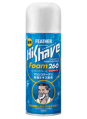 Feather羽毛剃须泡沫260g