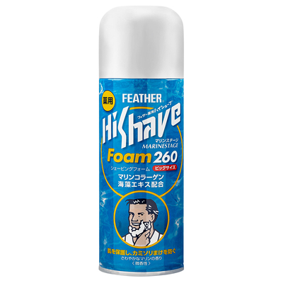 Feather羽毛剃须泡沫260g
