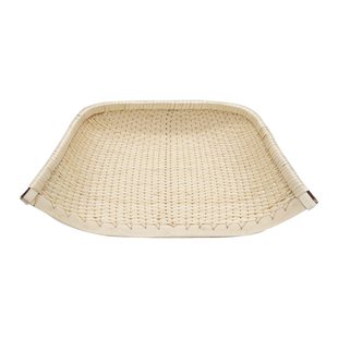 柳编民间工艺纯手工农用豆腐小号纯手编柳藤竹编大号簸箕文艺演出