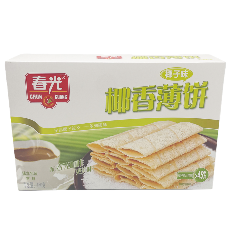 春光椰香薄饼原味饼干海南特产