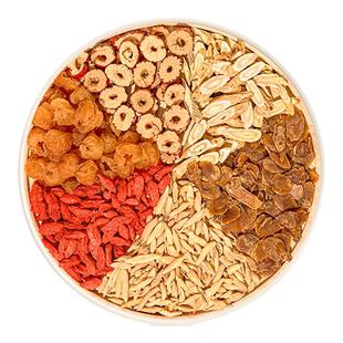 红参麦冬气血饮黄芪桂圆枸杞茶补女人熬夜气血养生茶调理花茶茶包