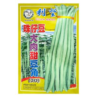 大肉甜豆角种籽猪仔豆角籽厚肉油白豇豆种子八月豆菜豆种蔬菜种孑