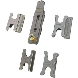 断桥铝合金门窗锁点套装防撬静音窗户锁扣平开窗锁块两点锁传动杆