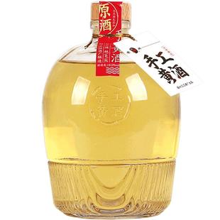 绍兴特产黄酒老闸手工原酒750ml*4瓶礼箱装无焦糖色半干花雕老酒