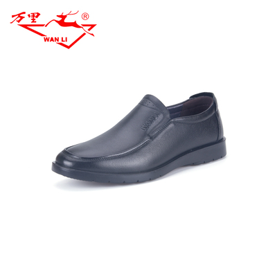 万里商务休闲皮鞋简约男鞋
