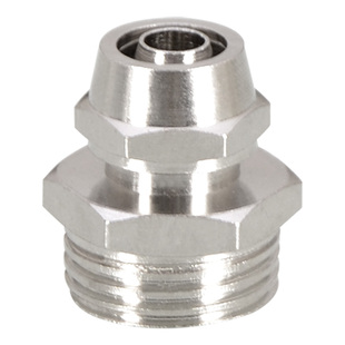 黄铜净水器4/6分内外牙内丝变2/3分PE管快速接头家用直饮水机配件