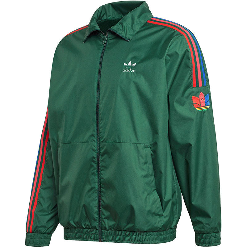Adidas/阿迪达斯正品 三叶草新款3D TREFOIL男子运动外套 GE0848