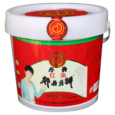 丹丹红油郫县豆瓣酱豆瓣酱蚕豆辣椒酱川菜郫县酱免剁6kg