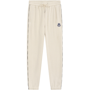 BM男士卫裤秋冬款字母刺绣美式高街裤子男潮牌高级感运动休闲裤