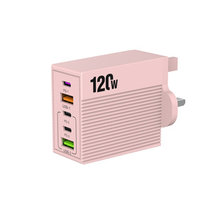 120W英规充电器超级快充头3type-c双USB港版适用荣耀苹果16/17pro