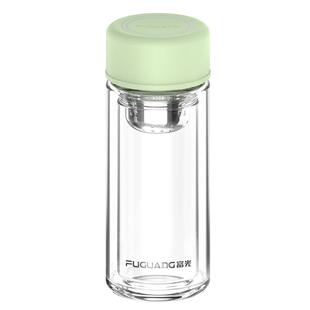 富光双层高硼硅玻璃杯女泡茶杯便携水杯女生高颜值杯子女新款