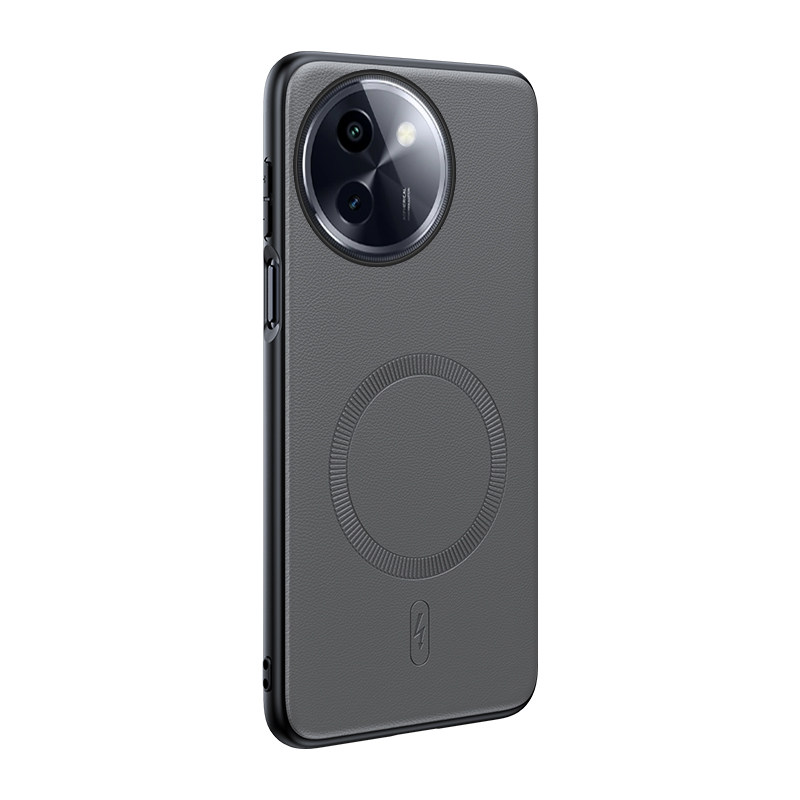 适用vivoy200i/y200t磁吸皮质壳
