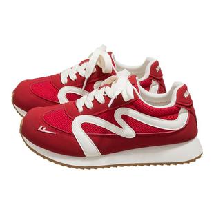 Warrior/回力女鞋2025新款秋季厚底百搭板鞋休闲运动鞋爆款德训鞋