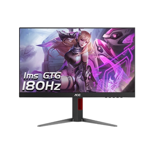 AOC24英寸240Hz电竞高清屏幕24G10ZE电脑游戏显示器180外接笔记本