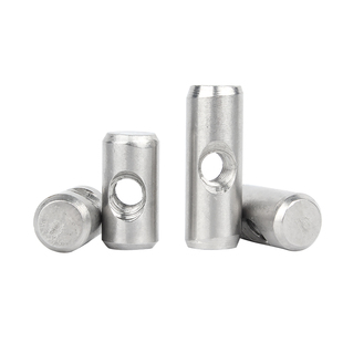 304不锈钢锤子螺母圆柱销打横孔预埋锁连接字异性锤母螺丝M4M5M6