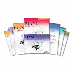 菲伯尔 钢琴基础教材 演奏书 入门级到5级 全套共一至八卷 海伦德原版进口乐谱书 Faber Piano Advantures Performance Book