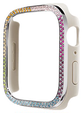 CASETiFY 闪亮手表保护壳 附屏幕保护贴 适用于Apple Watch腕表保护壳