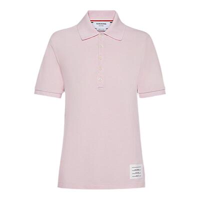 [6期免息][明星同款]THOM BROWNE女士经典四条纹POLO 衫