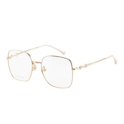 GUCCI古驰眼镜架金属大框