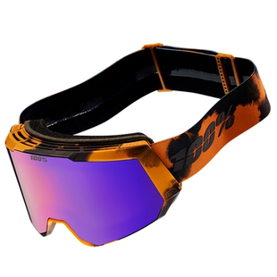绿道越野新款美国100%SNOWCRAFT雪镜磁吸兼容眼镜滑雪骑行Hiper