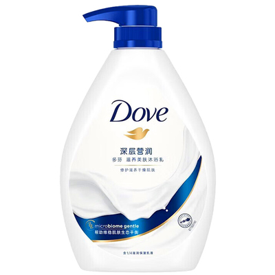 多芬沐浴露乳液持久留香氛秋冬滋润男女沐浴洗澡浴官方正品店