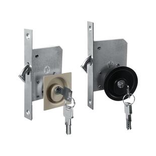 煊利 Orig.实木推拉门锁钥匙钩锁厨房趟门阳台移门锁内嵌入式侧装