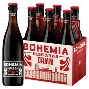 达姆150周年典藏波希米雅BOHEMIA拉格啤酒西班牙进口看球搭子