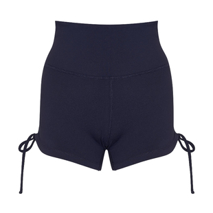 LornaJane运动瑜伽健身瑜伽裤短裤Rouched抽绳女瑜伽服提臀健身服