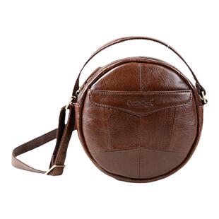 小包包女士2024新款高级感牛皮圆饼包真皮百搭洋气斜挎小圆包简约