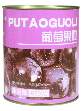 权焠帮无籽葡萄罐头商用糖水去皮去籽巨峰葡萄果肉颗粒奶茶店专用