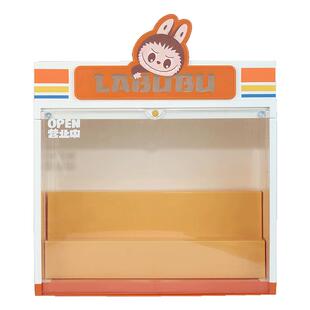 POPMART泡泡玛特THE MONSTERS怪味便利店发光展示盒LABUBU周边