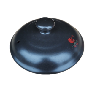 陶瓷砂锅盖子通用配件黑白色电炖锅汤锅沙锅汤煲盖中药壶土锅单盖