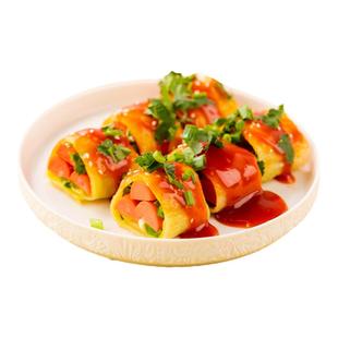 清真烤冷面早餐速食东北特色美食朝鲜面皮休闲小吃家用含酱料套餐