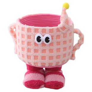 小怪兽抱抱桶零食手捧盒花束包装桶手工diy礼物儿童生日高考毕业