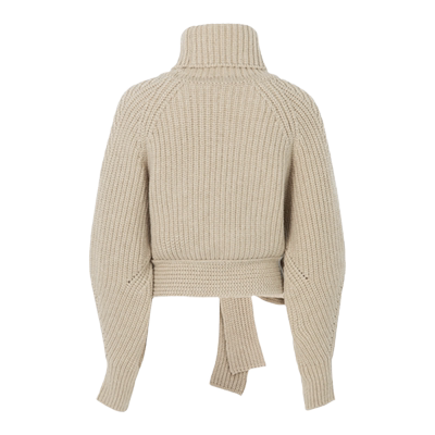 RECTO女士高领长袖针织衫毛衣