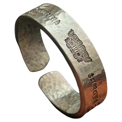 吉言手镯饕餮黄财神镯子