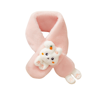 儿童围巾秋冬季宝宝围脖防风2024婴儿加厚保暖女童小男孩护颈脖套