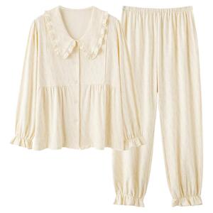 帕兰朵月子服春秋款产后纯棉孕妇哺乳睡衣薄款产妇喂奶家居服秋冬