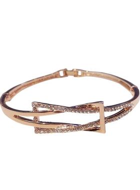 ins小众风气质网红满钻潮人手镯