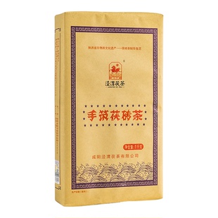【手工筑制】泾渭茯茶 黑茶叶陕西安特产非遗 手筑茯砖茶1kg