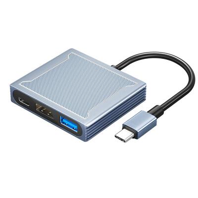 typec转dp1.4转接器雷电3/4同屏8K60拓展坞外接显示器4K144高刷投屏线2K240Hz高清母口接头笔记本电脑C口扩展