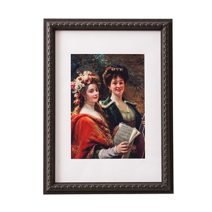 欧式高端油画画框中古大尺寸装裱定制摆台冲洗照片装饰框相框挂墙