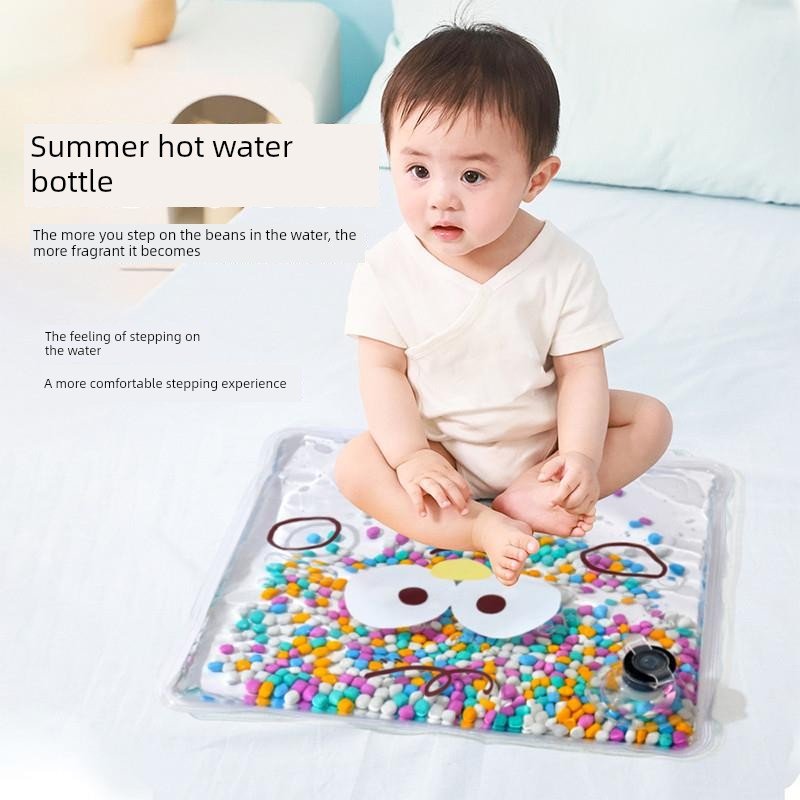 婴儿踩水袋蒙氏早教玩具益智宝宝幼儿踩豆豆动作教具手拍感官训练