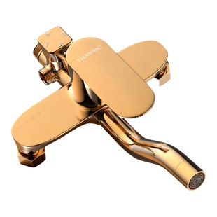 包安装淋浴花洒套装卫生间浴室枪灰色家用洗澡喷头全铜增压沐浴器