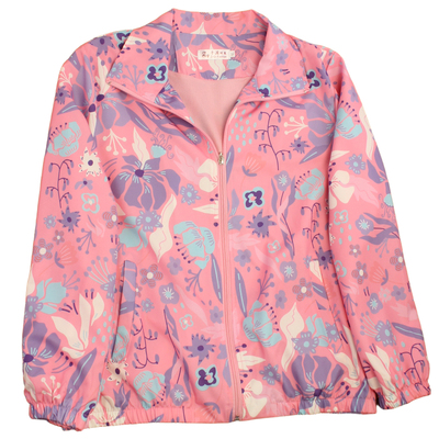 中老年2025秋装女装妈妈装薄款女士上衣风衣长袖加里POLO休闲外套