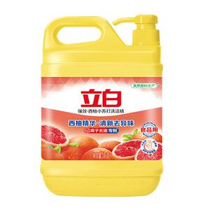 立白西柚洗洁精家庭装家用小瓶装不伤手厨房去油洗涤剂宿舍洗涤灵