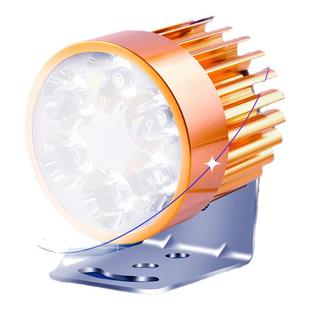 电动车超亮强光led前大灯48v60v96防水通用外置改装摩托车12v射灯